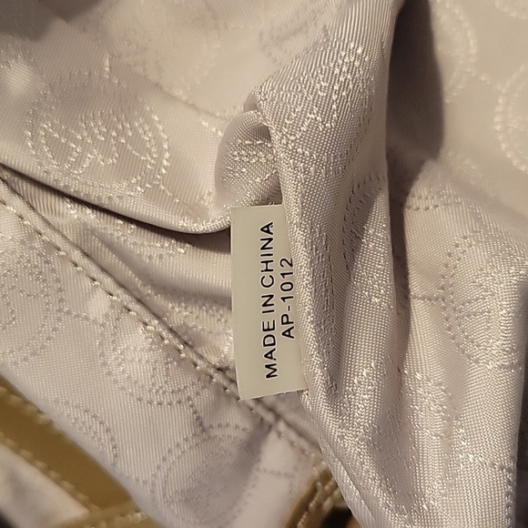 Vtg MICHAEL KORS 1990s Tan Snakeskin Slouchy Hobo Bag AP-1012 - Picture 12 of 14